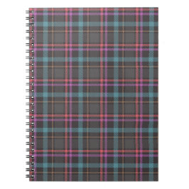 Caderno Espiral Padrão Xadrez Clássico