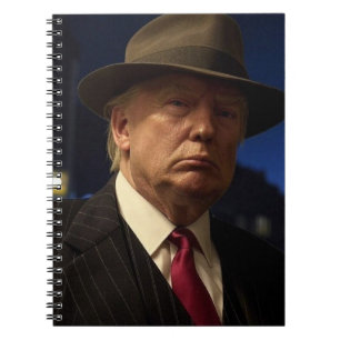 Caderno Espiral padrinho da América Don J. Trump