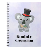 Padrinho de casamento Cute Koala Pun Koalaty