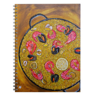Caderno Espiral Paella De Marisco