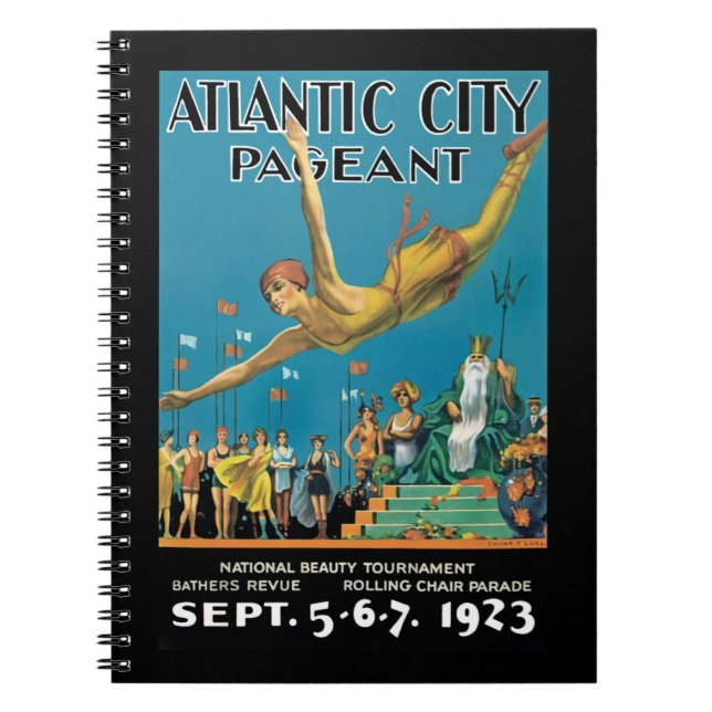 Caderno Espiral Pageant de Atlantic City (Frente)