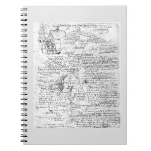 Caderno Espiral Página manuscrita, Demônios do romance de Fyodor
