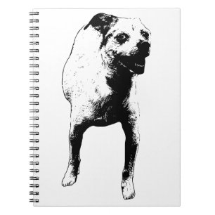 Caderno Espiral Páginas Com Um Pup