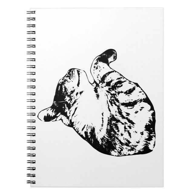 Caderno Espiral Páginas de Outono, Ronronando (Frente)