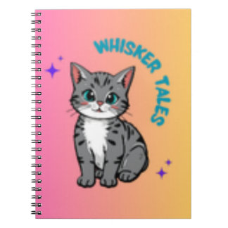 Caderno Espiral Páginas e Páginas - Notebook do Cat Lover