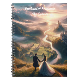 Caderno Espiral Páginas Enfeitiçadas do Casal Castle Story 