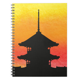 Caderno Espiral Pagoda Japão - Quioto
