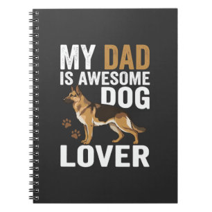 Caderno Espiral Pai Amante de Cachorro é Incrível
