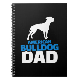 Caderno Espiral Pai Americano Premium Presente Para O Amor Do Bull