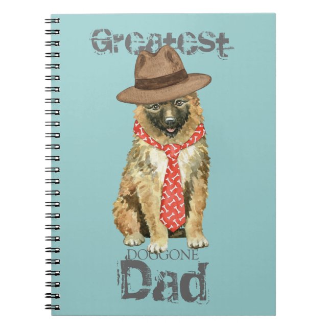 Caderno Espiral Pai belga Laekenois (Frente)