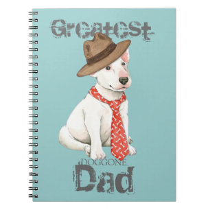 Caderno Espiral Pai Bull Terrier