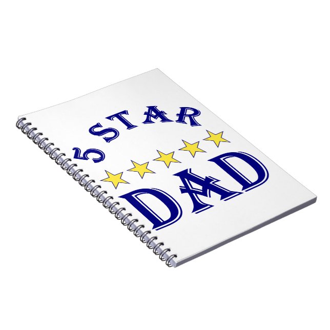 Caderno Espiral Pai Cinco Estrelas (Lado Direito)