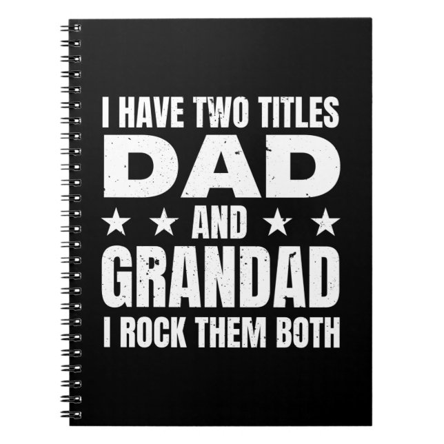 Caderno Espiral Pai Grandad (Frente)