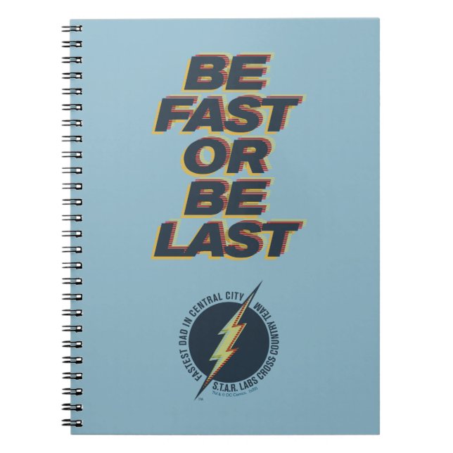 Caderno Espiral Pai Mais Rápido Na Cidade Central - Seja Rápido Ou (Frente)