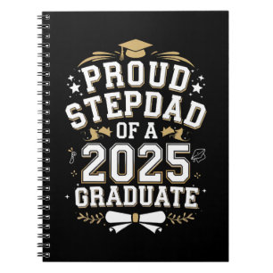 Caderno Espiral Pai Orgulhoso De Uma Formatura De Graduado Em 2025