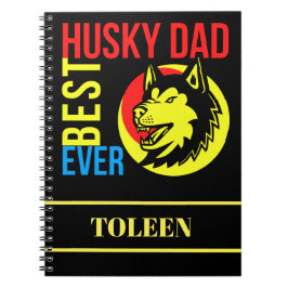 Caderno Espiral Pai personalizado, Pai de cão