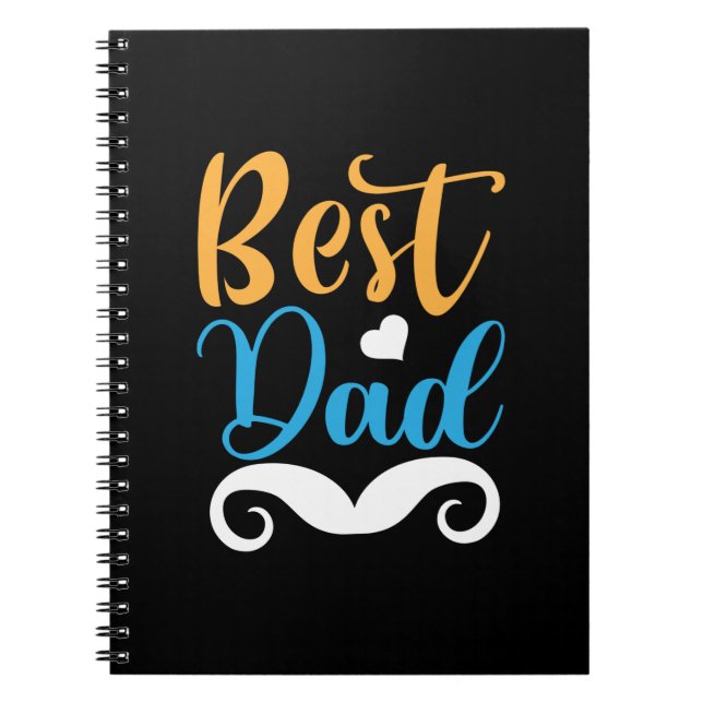 Caderno Espiral Pai presente melhor Pai (Frente)