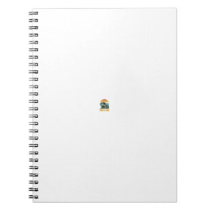 Caderno Espiral Pai Tartaruga Retro Por do Sol Vintage Gravura Vet