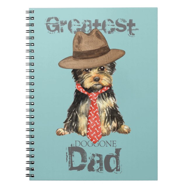 Caderno Espiral Pai Yorkie (Frente)
