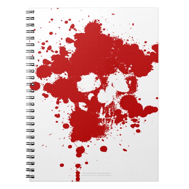 Caderno Espiral Paint Skull (Frente)
