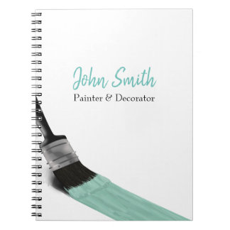 Caderno Espiral Painting Painter Service Company Brusel Pastel Min