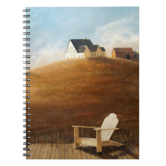 Caderno Espiral Paisagem 2010 de Maine (Frente)
