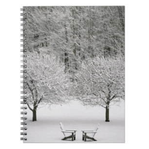 Caderno Espiral Paisagem coberto de neve