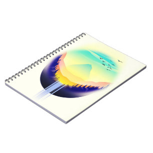 Caderno Espiral Paisagem de Cachoeira