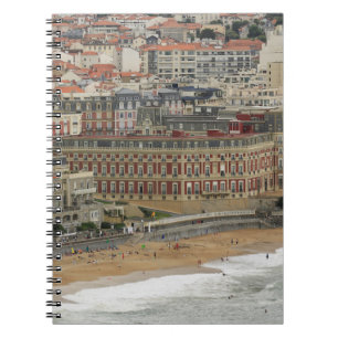 Caderno Espiral Paisagem de praia França: O antigo resort costeir