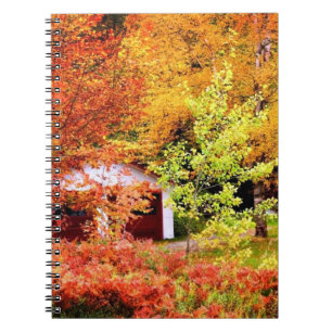 Caderno Espiral Paisagem do outono