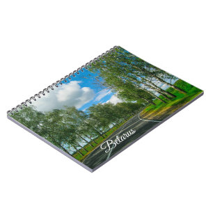 Caderno Espiral Paisagem natural Cenário rural Bielo-Rússia