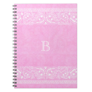 Caderno Espiral Paisagem Rústica Rosa Country Western Simples Chic