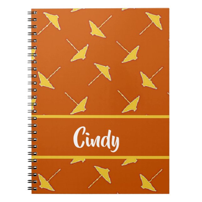 Caderno Espiral Palapa de praia (Frente)