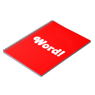 Caderno Espiral Palavra!