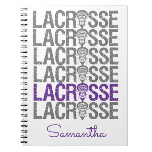Caderno Espiral Palavra de Lacrosse Puro