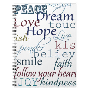 Caderno Espiral Palavras da inspiração