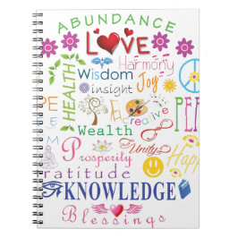 Caderno Espiral Palavras inspiradas