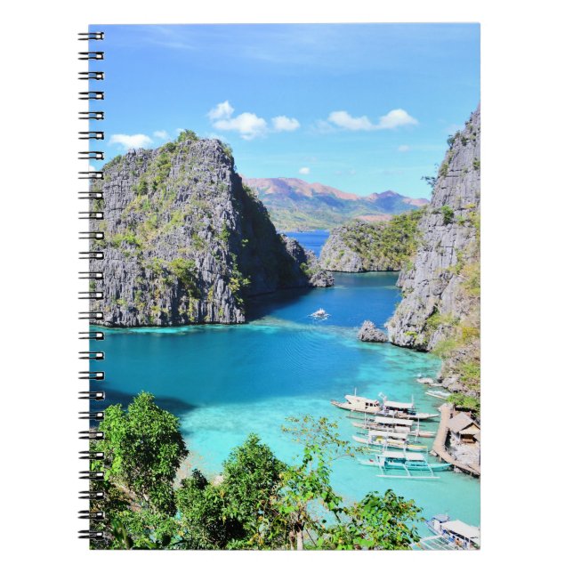 Caderno Espiral Palawan Lagoon, Philippines (Frente)