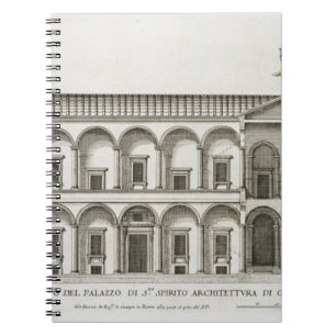 Caderno Espiral Palazzo di Santo Spirito, de "dos di Roma