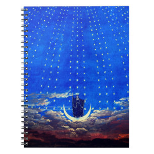 Caderno Espiral Palco para a ópera Magic Flute de Mozart