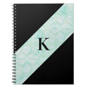 Caderno Espiral Pale Jade Batik e Black Monogramed
