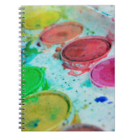 Paleta de Tinta de Aquarela Multicolorida para Art