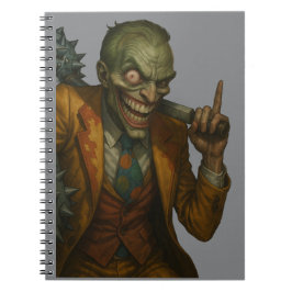 CADERNO ESPIRAL PALHAÇO