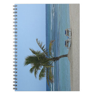 Caderno Espiral Palm Tree on the Beach