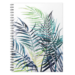 Caderno Espiral Palmas de Crepúsculo - Folhas Tropicais