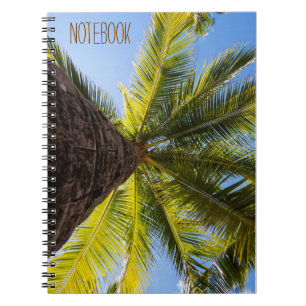 Caderno Espiral Palmeira exótica vibrante
