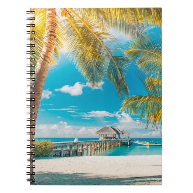 Caderno Espiral Palmeiras ao Sol (Frente)