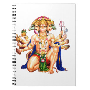 Caderno Espiral Panchmukhi Hanuman ji