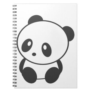 Caderno Espiral Panda