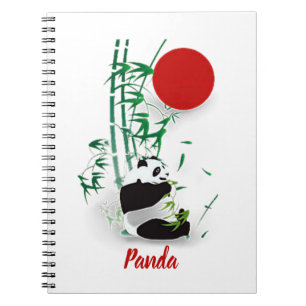 Caderno Espiral Panda  